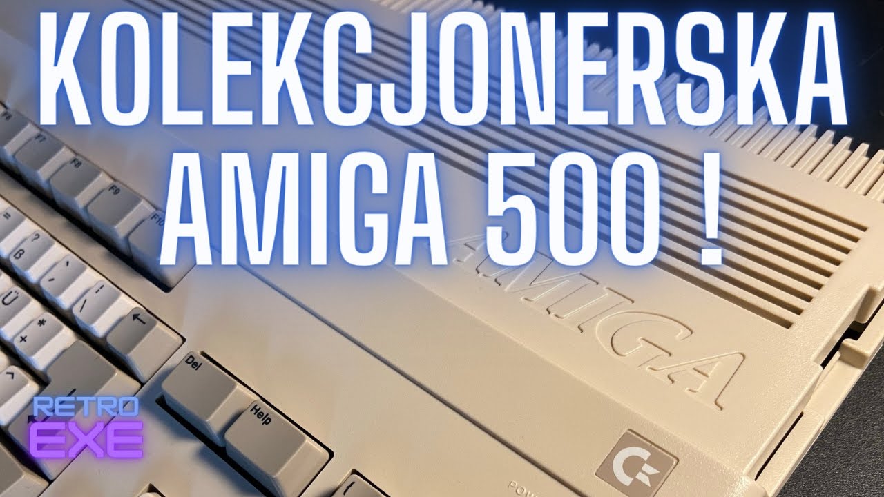 Jak nowa, kolekcjonerska Amiga 500.