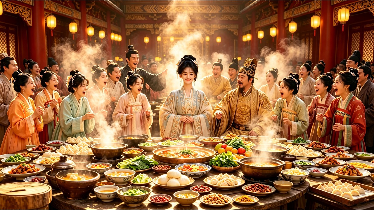 【ENG DUB】👑🍜 Overworked Chef Travels Back, Turns Cold Palace Into a Food Paradise #shortdrama