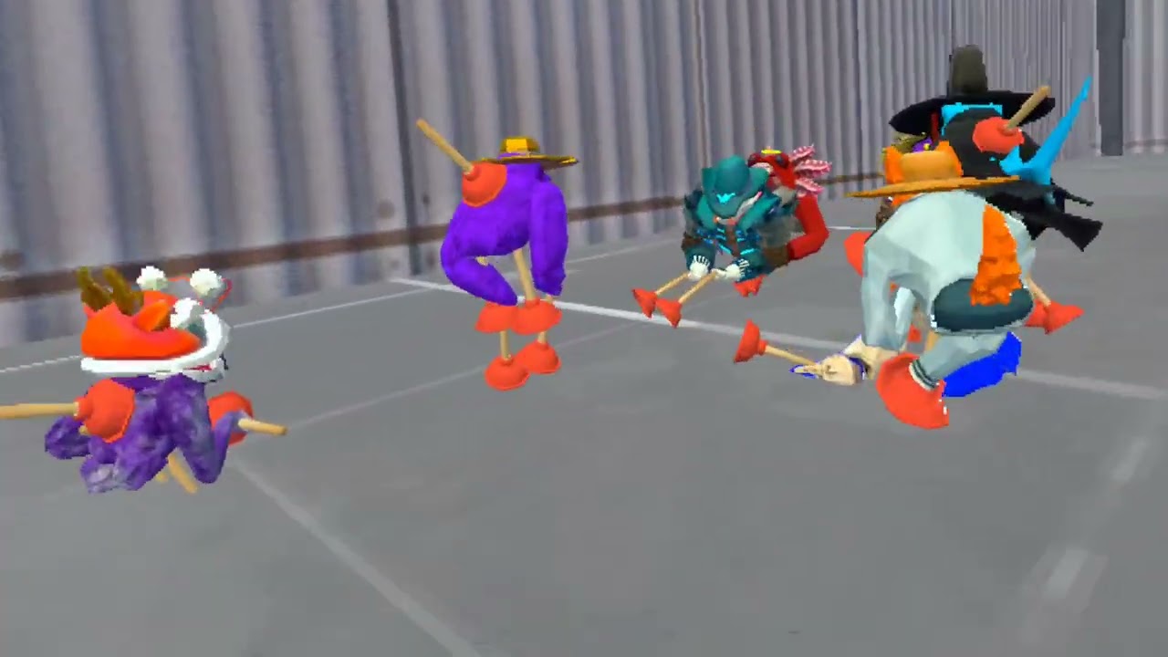Playing in Steve games, animal company