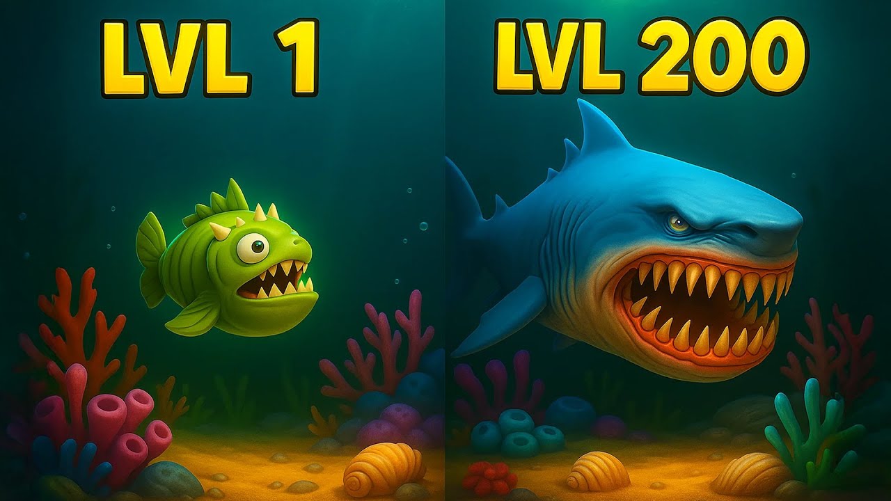 TEK BALIKLA OKYANUSU YOK ETTİM! | Feed and Grow Fish