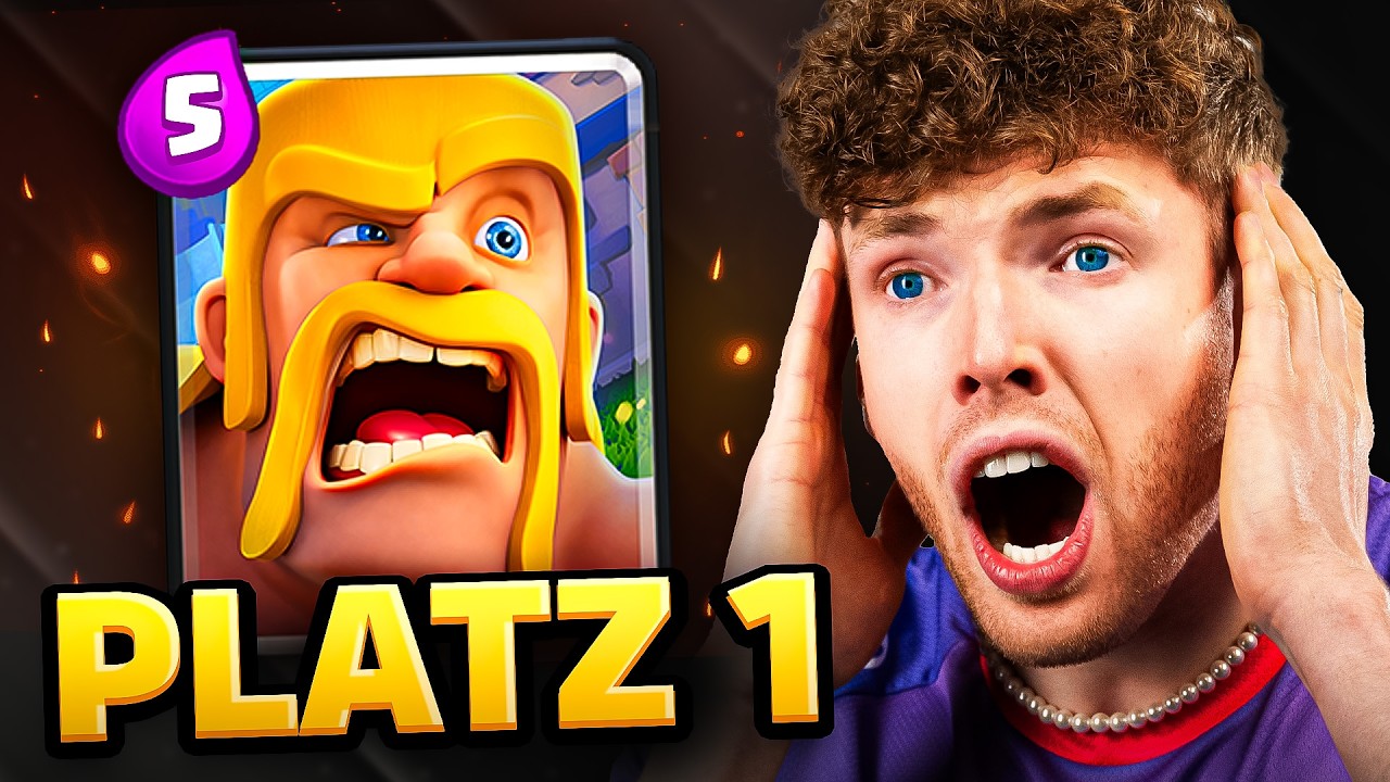 😱🤯PLATZ 1 DER WELT mit ANFÄNGER-DECK! | Clash Royale Deutsch