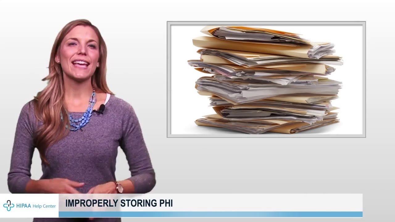 Improperly Storing Health Information