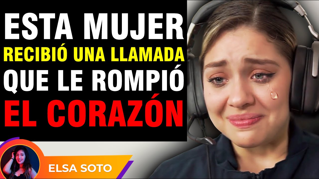 Esta mujer recibió una llamada de alguien inesperado que te romperá el corazón...
