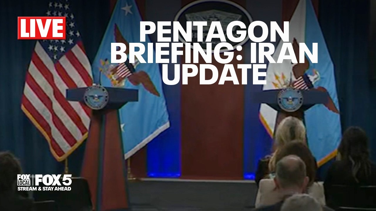 PENTAGON BRIEFING: UPDATE ON IRAN OPERATIONS | FOX 5 DC