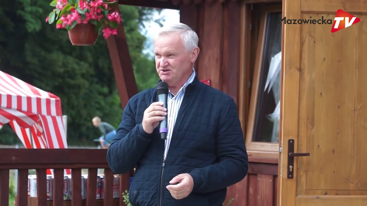 Biesiada przy ognisku z okazji otwarcia Terenu Rekreacyjnego w Kozietułach Nowych
