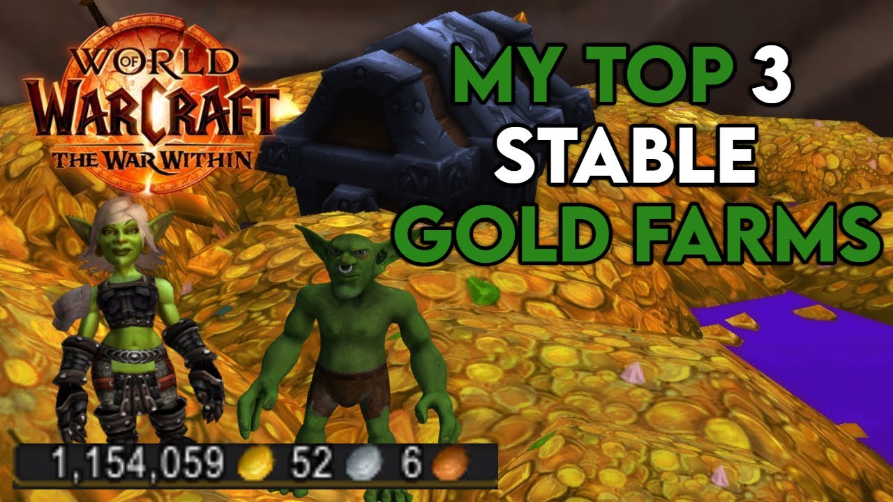 My TOP 3 Stable Gold FARMS I Used To Make MILLIONS of Gold In The War Within!
