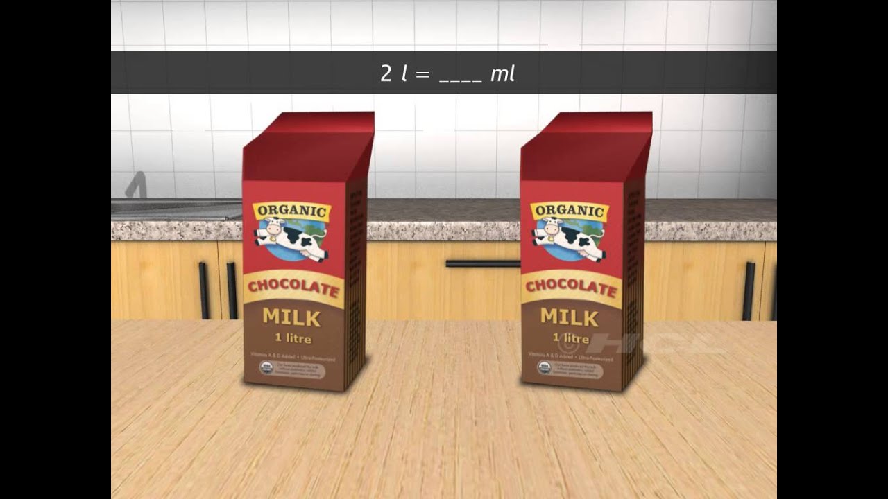 Conversion of Millilitres and Litres