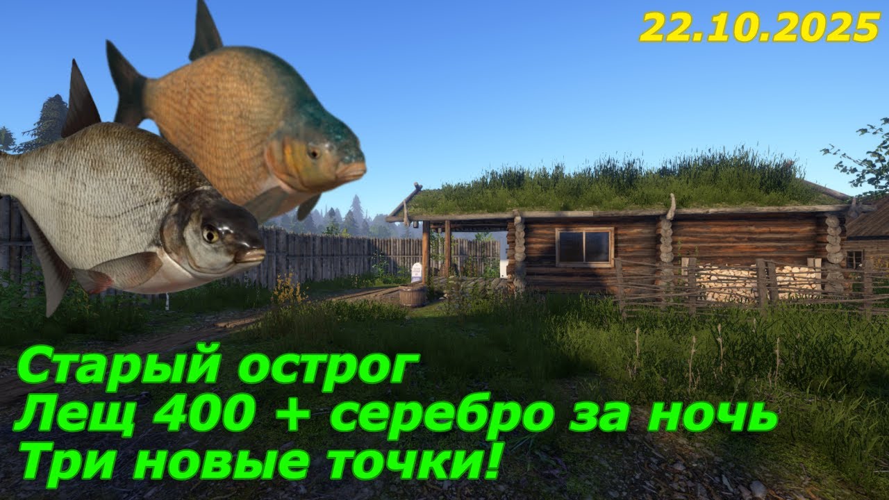 Новые точки клева на озере Старый Острог | Русская Рыбалка 4 — Гайд