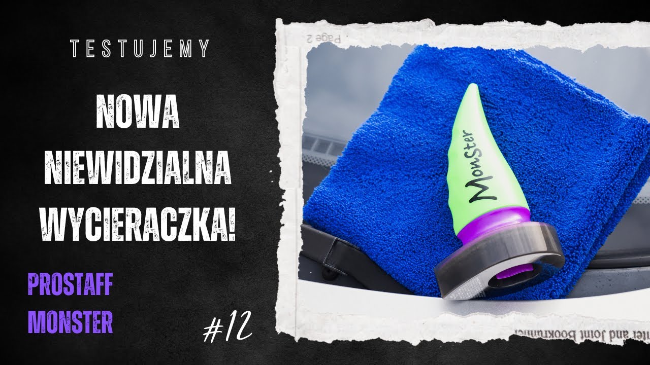 TESTUJEMY#12 - PROSTAFF MONSTER | Nowa niewidzialna wycieraczka