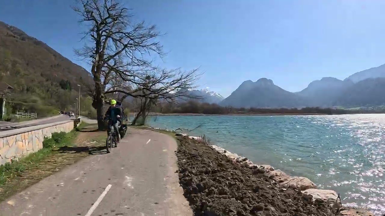 Cycling Around Lake Annecy | Peaceful Ride in the French Alps 🇫🇷🚴