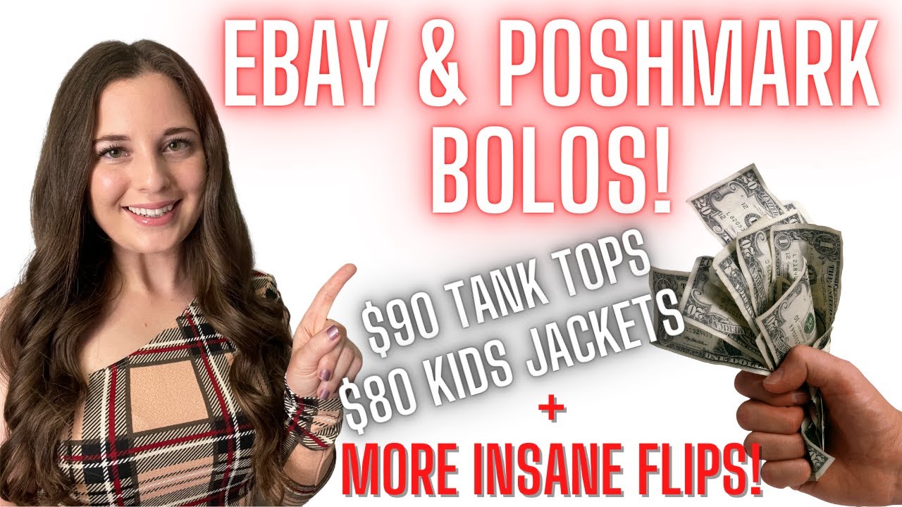 EBAY & POSHMARK BOLOS! THINGS YOU SHOULD BE RESELLING ONLINE TO MAKE A NICE PROFIT