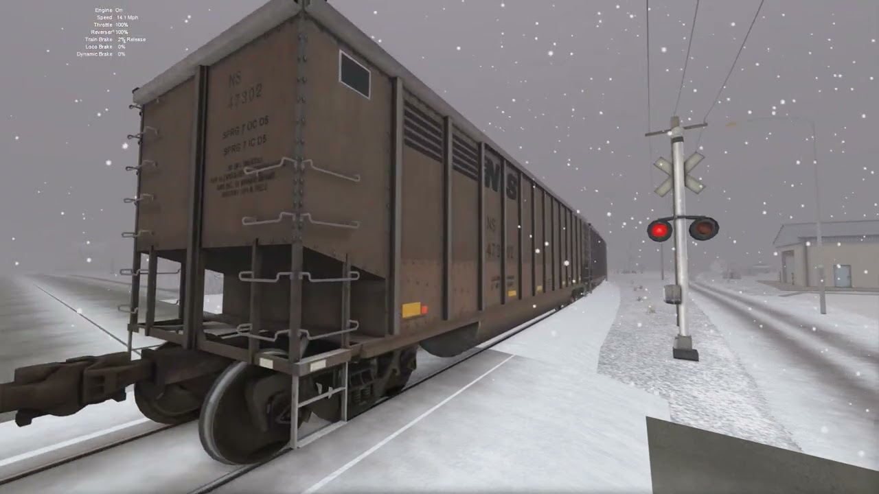 Norfolk Southern Train N09 8918 Loaded Coal Train at Waynesburg