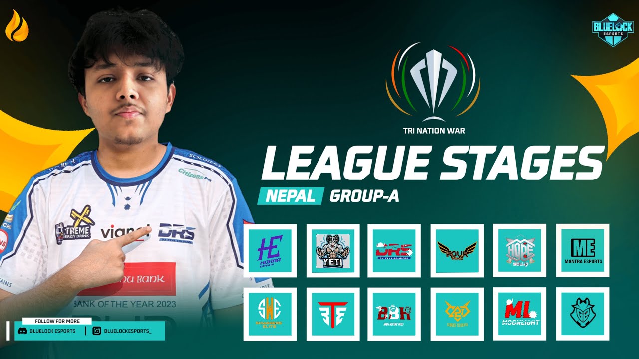 TRI NATION WAR || LEAGUE STAGE GROUP A || BLUELOCK ESPORTS