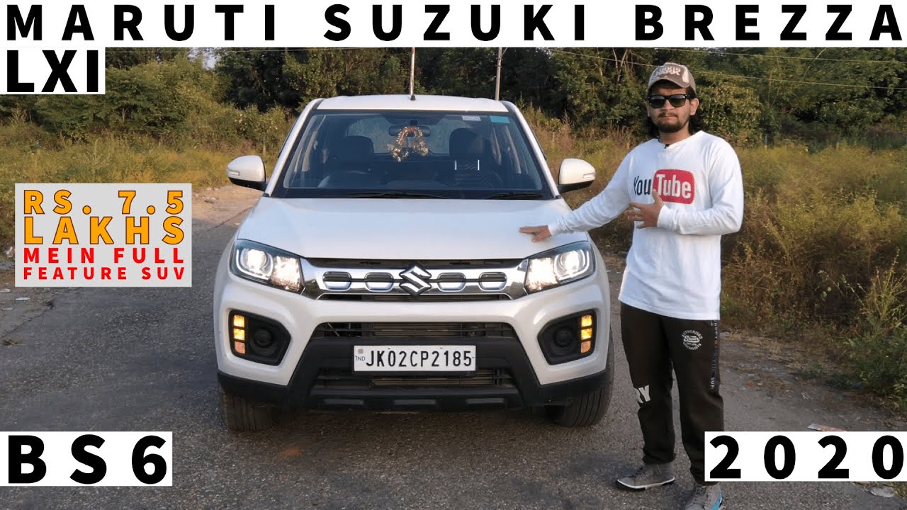 2020 Maruti Suzuki Brezza LXI BS6 Most Detailed Review || Exploring Desi