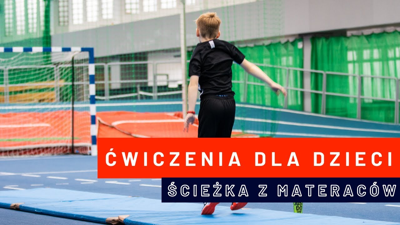 Ćwiczenia dla dzieci - ścieżka z materaców (Płotkologia odcinek 28)