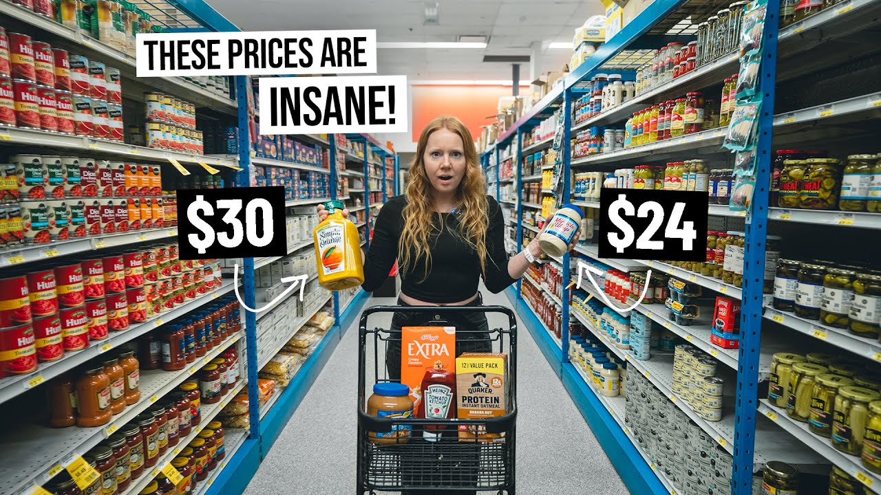 Мы ходили за покупками в САМЫЙ ДОРОГОЙ продуктовый магазин в Америке! — Барроу, Аляска
