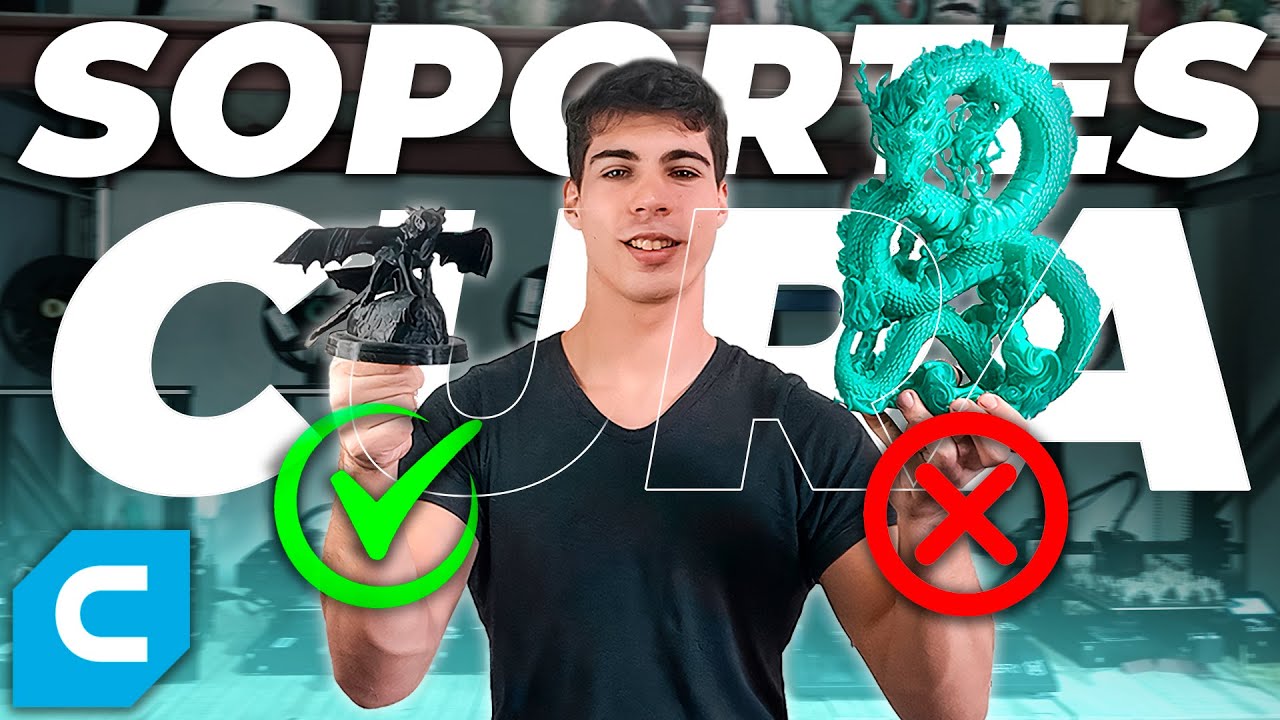 Impresión 3D  fácil y de calidad: Configura soportes como un profesional en CURA