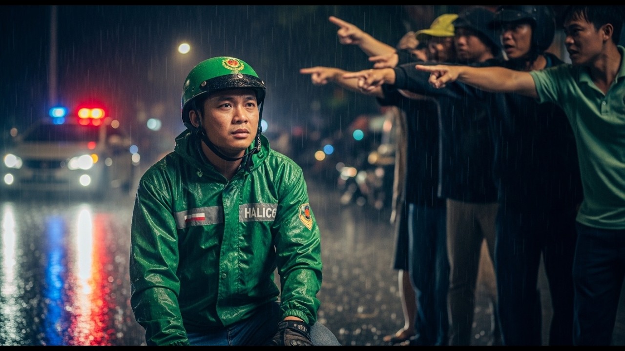 Bị Cả Khu Phố Xua Đuổi Vì Nghi Bắt Cóc Trẻ Con–Anh Xe Ôm Chỉ Im Lặng Rời Đi–Không Ai Ngờ Hành Động
