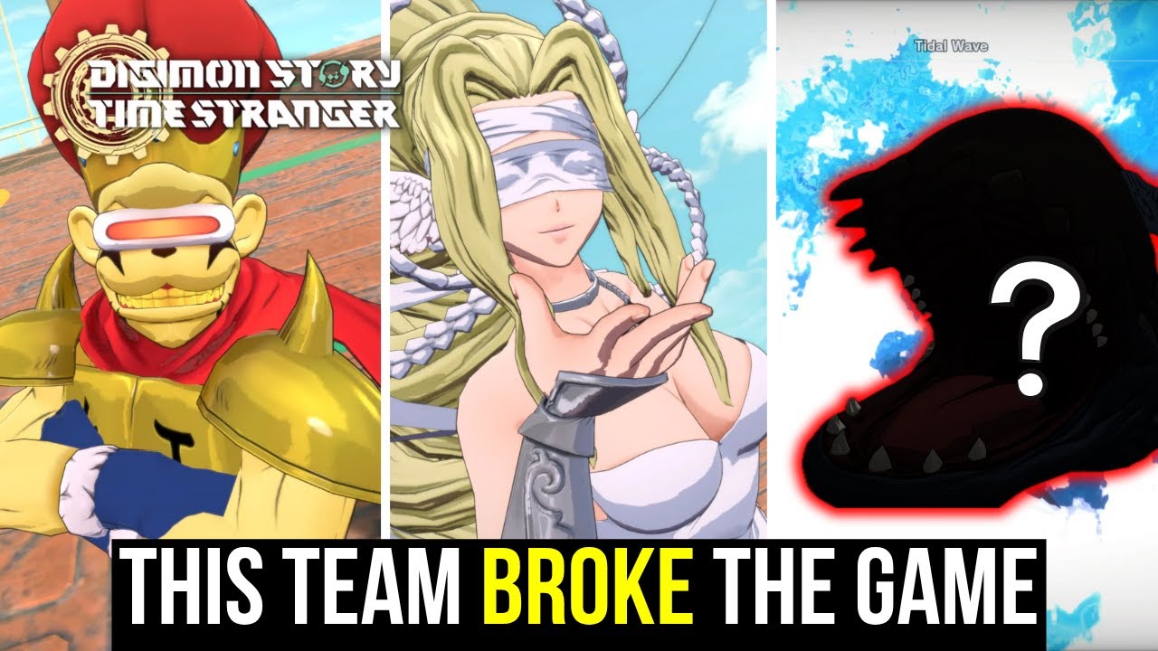 Лучшая команда для Мега+ уровня сложности в Digimon Story Time Stranger