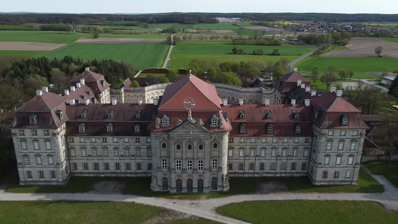 Pałac Wei&szlig;enstein w Pommersfelden (Schloss Weissenstein) DJI MAVIC MINI-OKIEM DRONA #6