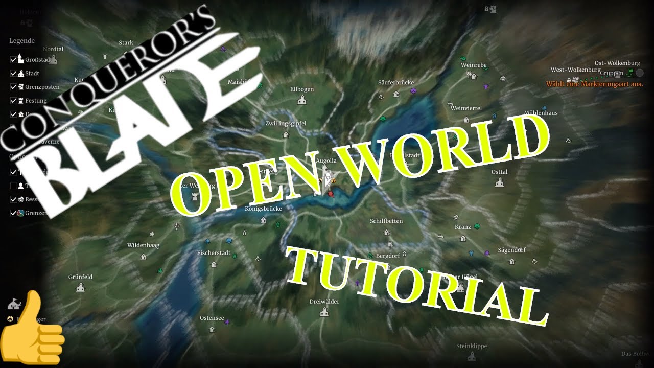 Conqueror's Blade Tutorial ⚔ Offene Welt f&uuml;r Anf&auml;nger ⚔ WcBoyTV
