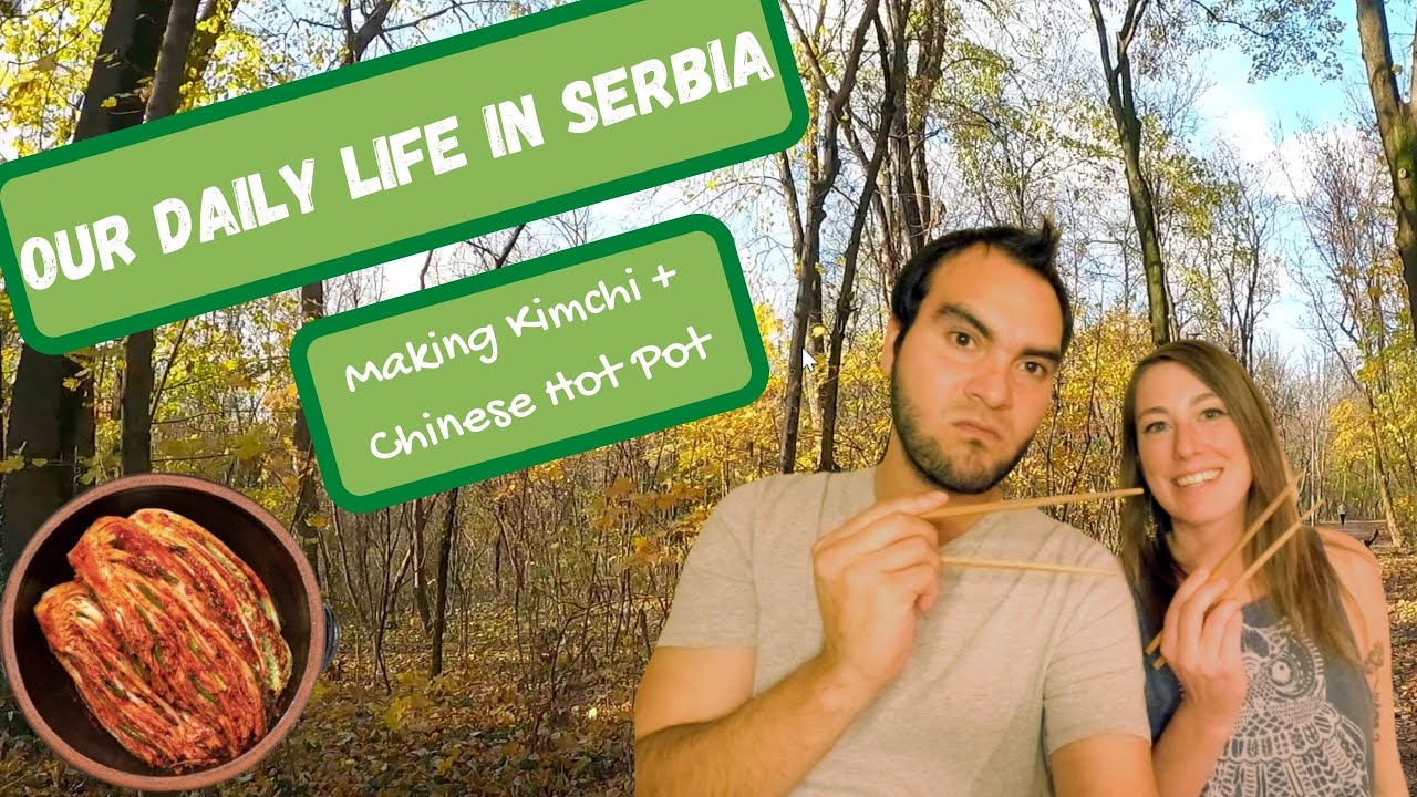 Life as an EXPAT in Serbia : Vlog #2 : Making Kimchi and Exploring Forests - Belgrade, Serbia