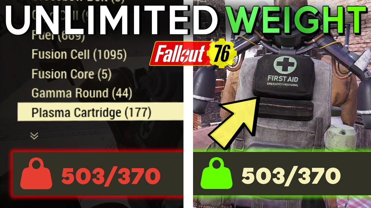 Fallout 76: Как получить неограниченный грузоподъемность