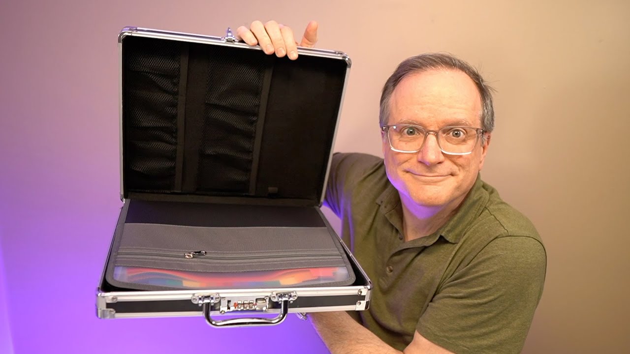 Lockable Briefcase Keeps Items Organized and Safe