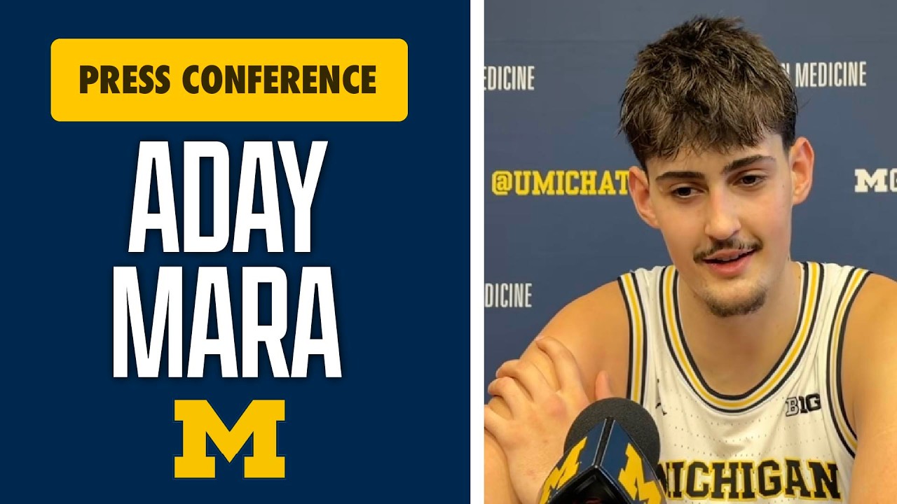 Aday Mara After Michigan Basketball Win Over Former Team UCLA