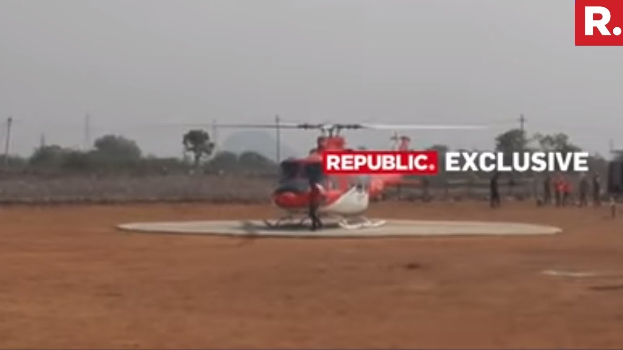 Bag In Chief Minister K Chandrashekhar Rao Chopper Caught Fire