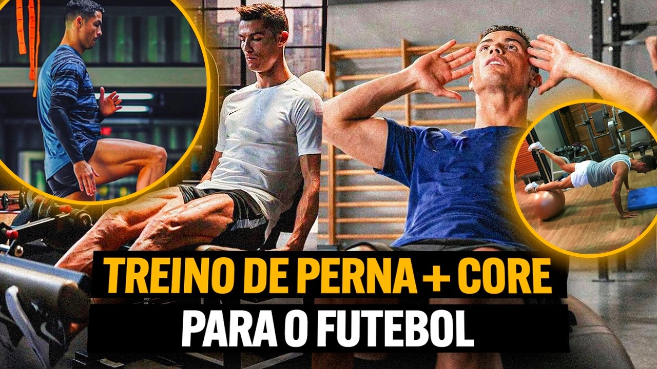 TREINO COMPLETO DE INFERIORES E CORE PARA O FUTEBOL | Treino presencial com Renato Fenasc