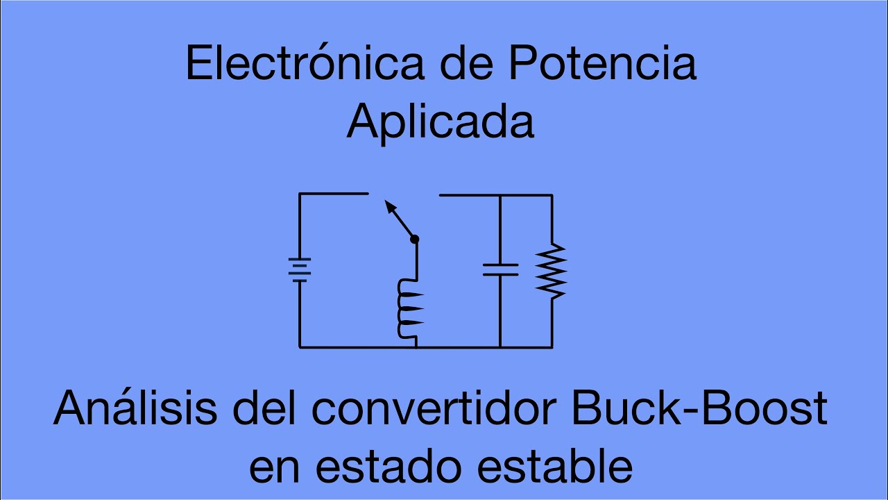 Análisis del convertidor Buck-Boost en estado estable