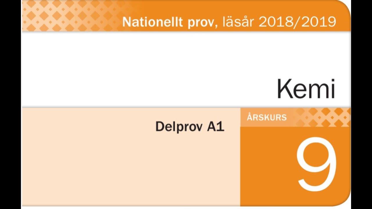 NP kemi åk 9 2019