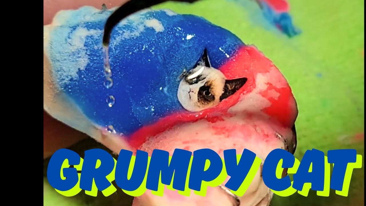 Making a Split Color Retainer with a Grumpy Cat Logo – Custom Orthodontic Art!