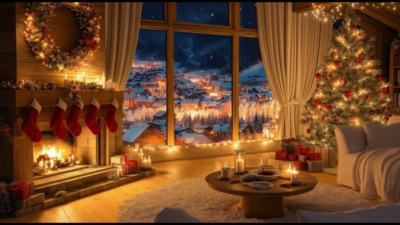 Cozy Fireplace Crackling 🔥 4K UHD | Relaxing Fire Ambience