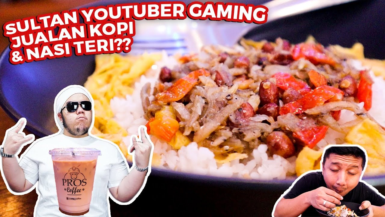 YOUTUBER GAMING SULTAN DYLAND PROS JUALAN KOPI DAN NASI TERI!! FEAT. ZETTA PROS ADIK SULTAN