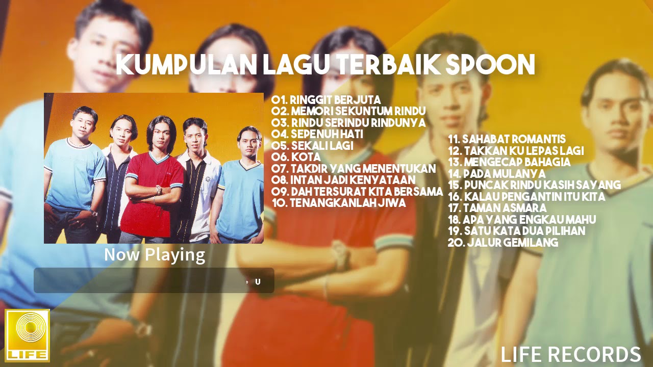 Kumpulan Lagu Terbaik Spoon Album 1998 & Kembali Merindu 1999