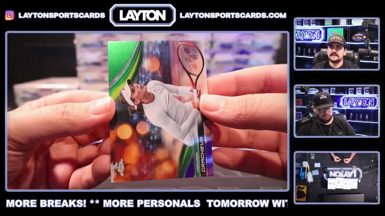 RED NADAL AUTO!! Double Case Break 2025 Topps Chrome Tennis Breaker's Delight #6