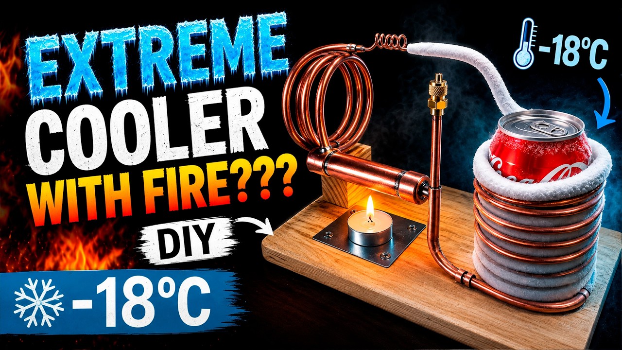 ❄️ The Strangest Refrigerator in the World Runs on Fire 🔥