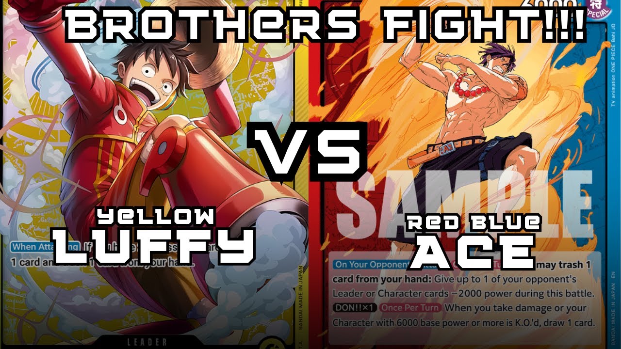 Yellow Luffy 黄ルフィ VS Red Blue Ace 赤青エース  | OP14.5  | OPTCG | StreetFoodKingsPH