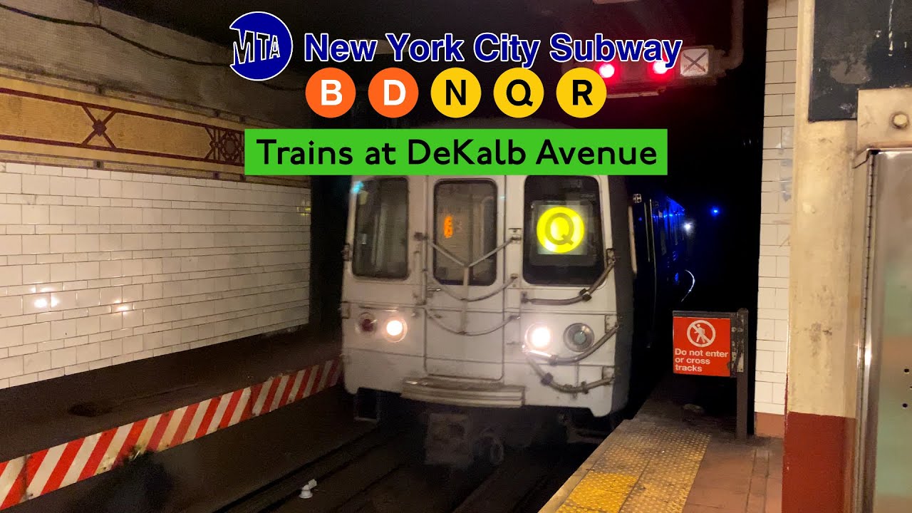 NYC Subway Trains at DeKalb Avenue