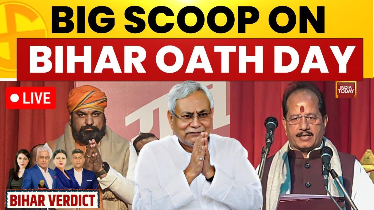 Bihar Oath Ceremony LIVE News: Nitish Kumar To Take Oath As CM | Samrat & Vijay To Remain Deputy CM