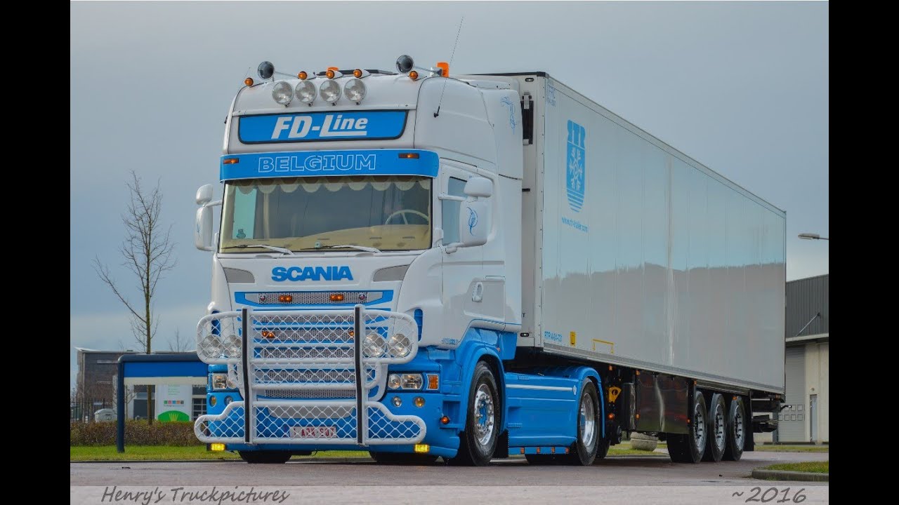 Scania R500 - V8 FD-Line bij Truckwash de Groot en Lopik! (HD)