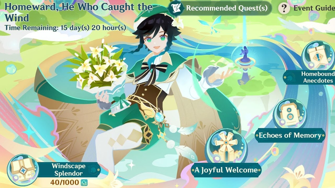 Genshin Impact Homeward Event Quest