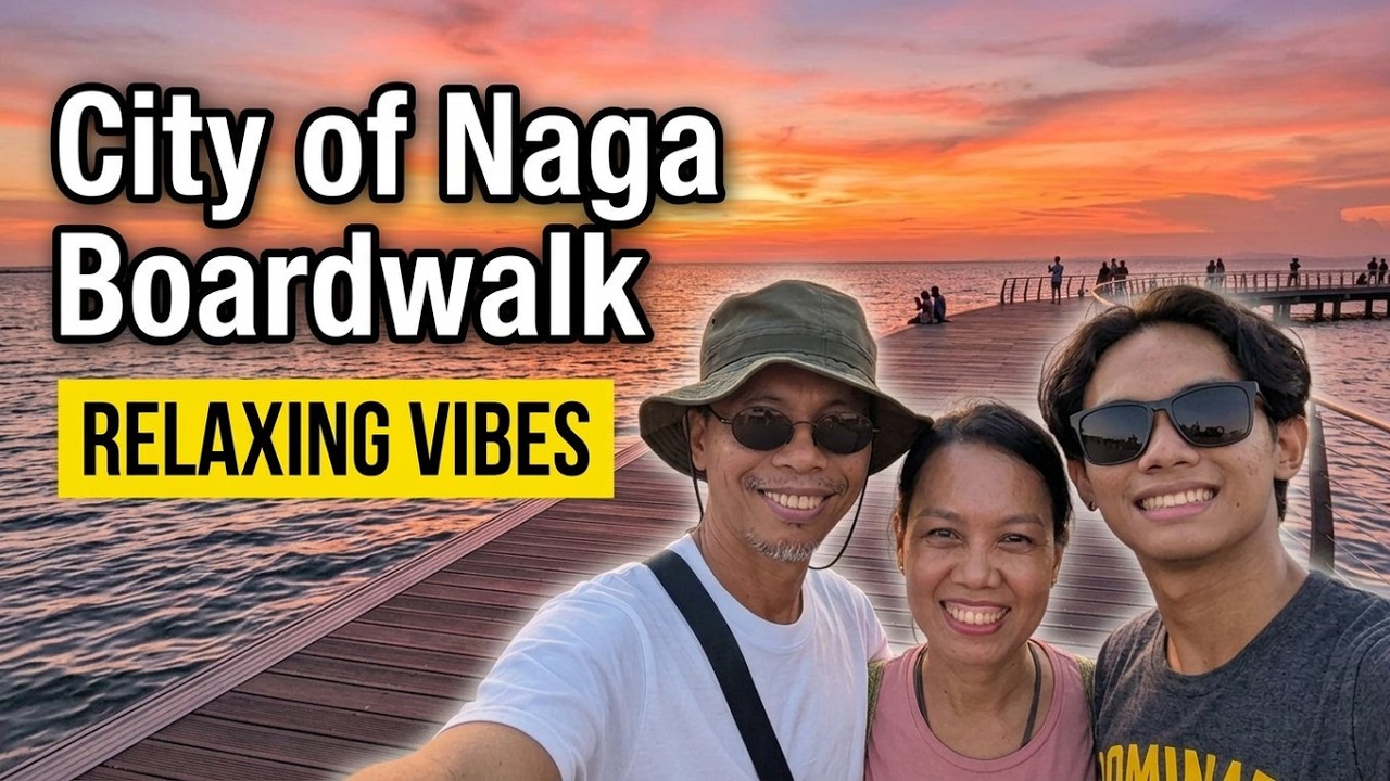 City of Naga Boardwalk Full Walk | Family Time, Sunset & Local Cebu Experience