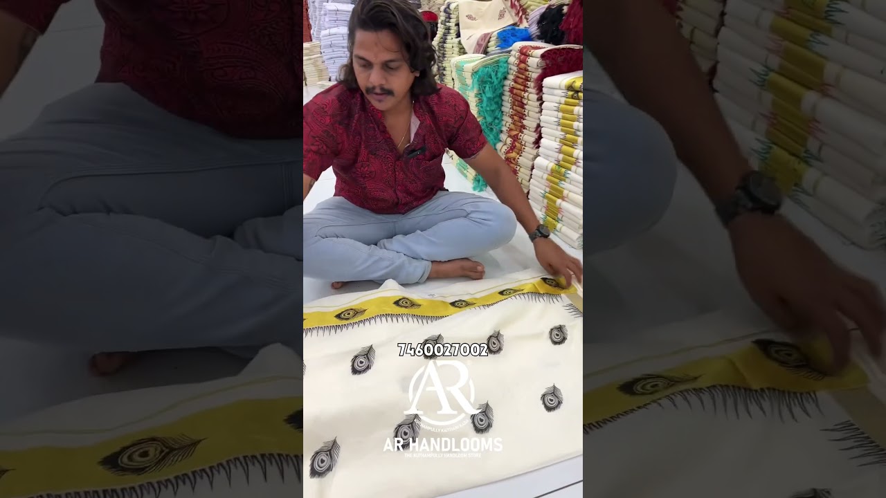 Kuthampully handloom village #arhandlooms #kuthampully #trending