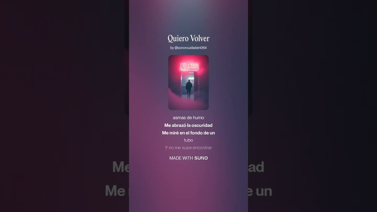 Quiero volver (letra y musica de Pedro Musat)