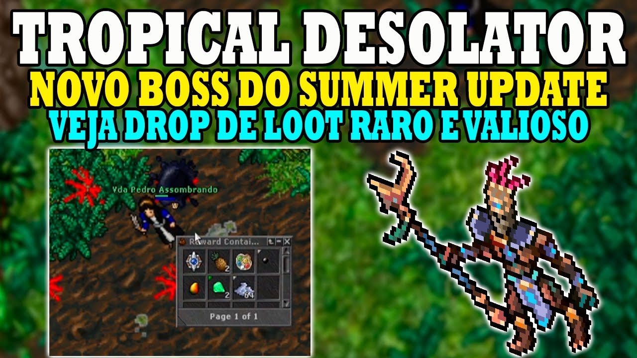 TROPICAL DESOLATOR, VEJA DROP RARO E  COMO MATAR NOVO BOSS DO SUMMER UPDATE