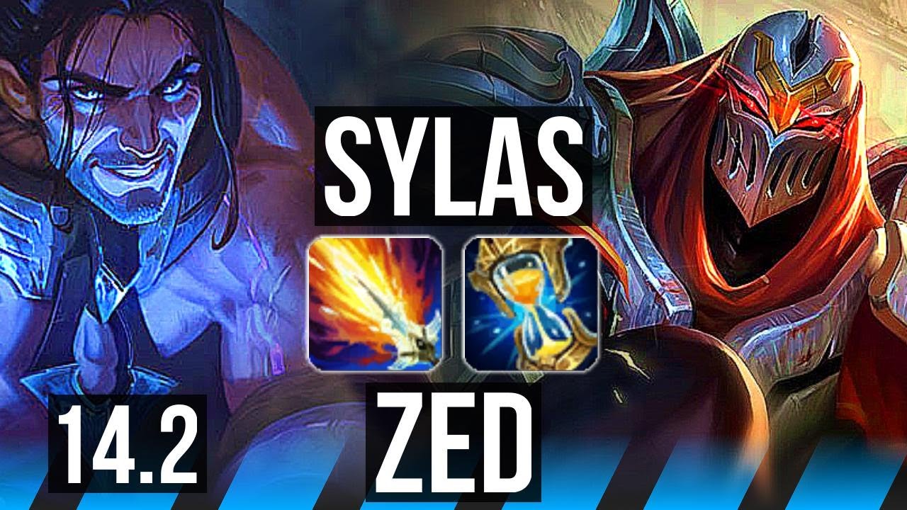 SYLAS vs ZED (MID) | 5/1/8, 400+ games | NA Master | 14.2