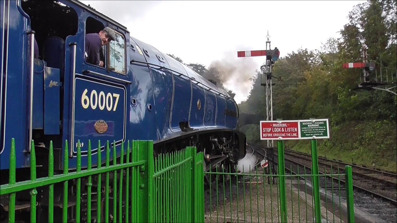 Steam. 60007 Sir Nigel Gresley @ Alresford + Ropley stations. MHR steam gala October 25.